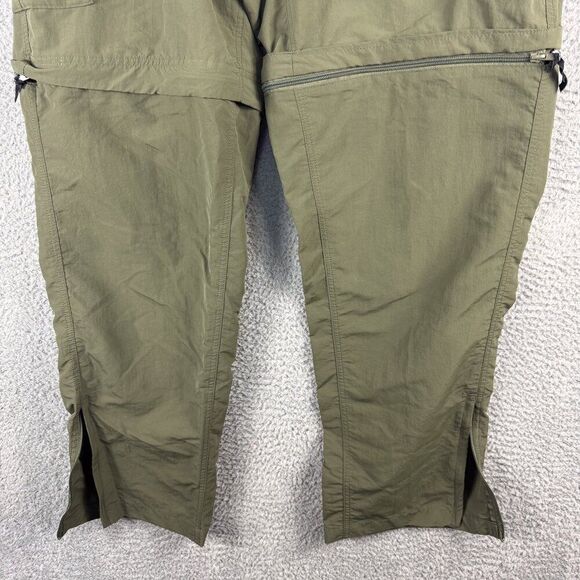 Magellan Convertible Pants Mens 2XL Green Outdoor Fishing Water Repel Hike 40x31 - Picture 2 of 15